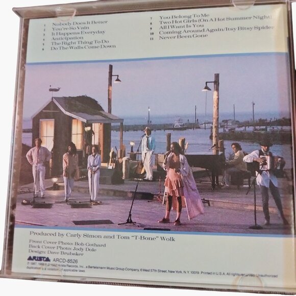 Carly Simon Greatest Hits Live Arista CD - Picture 3 of 5